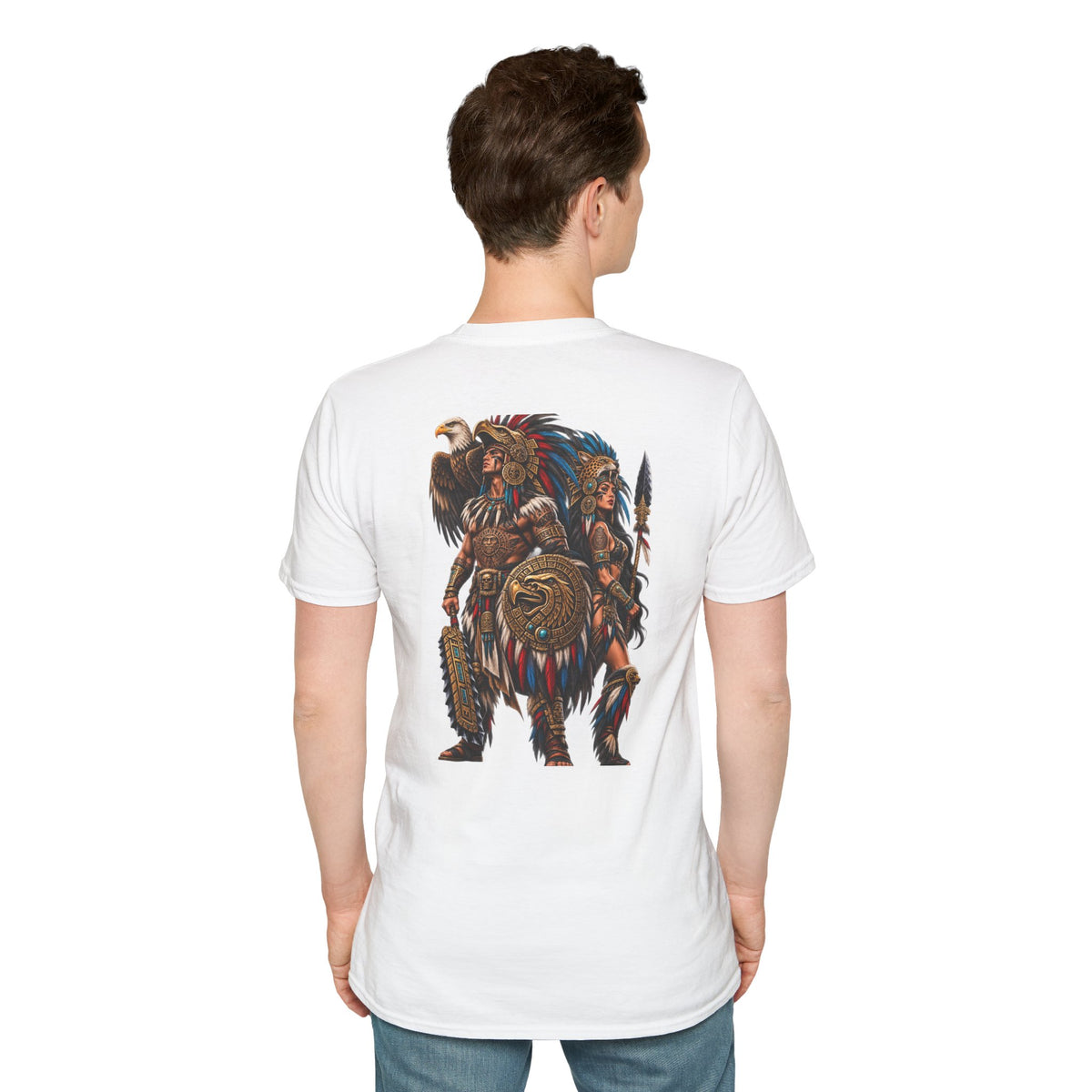 Aztec T‑Shirt — Classic Aztec Design Crewneck Tee