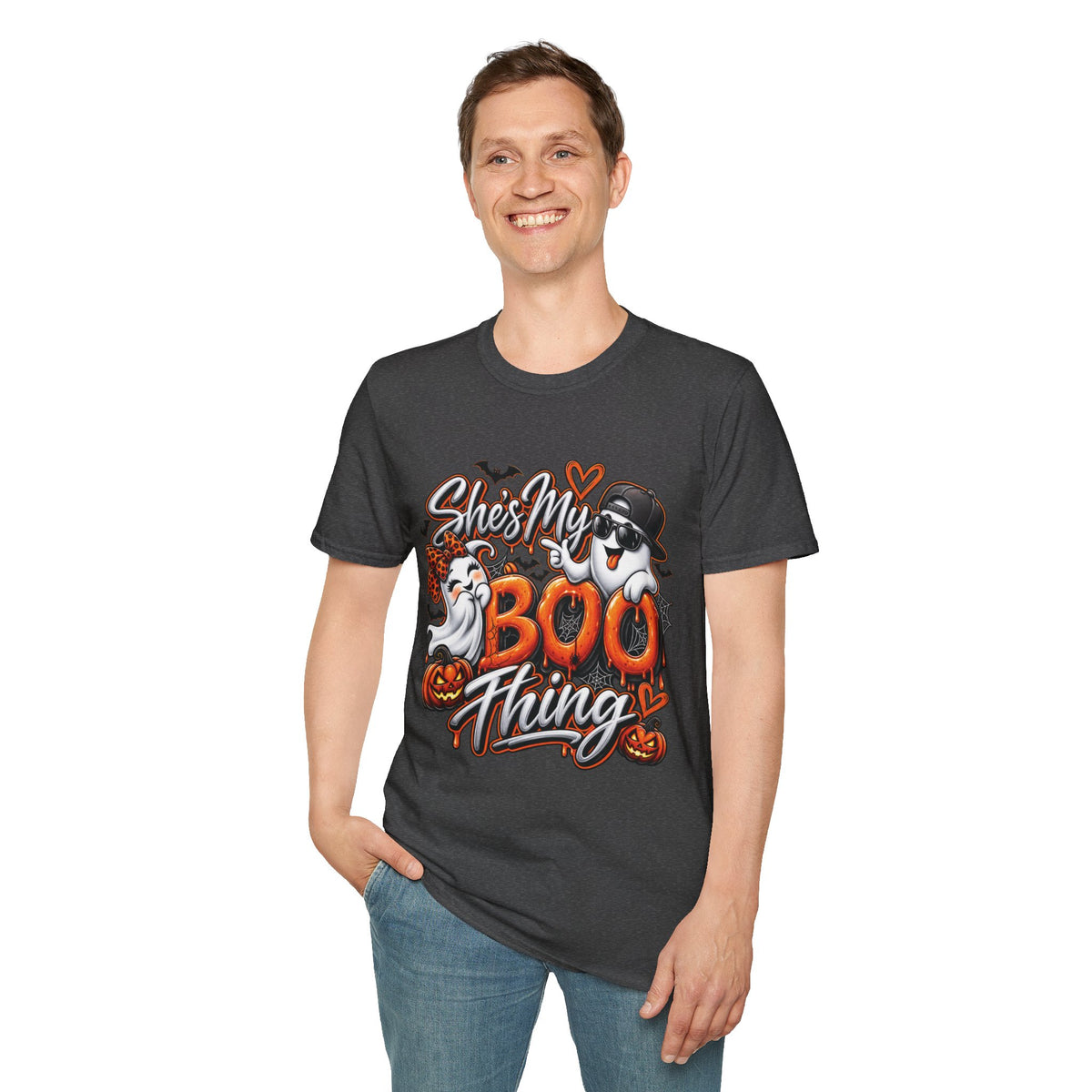She's My Boo Thing Halloween T-Shirt