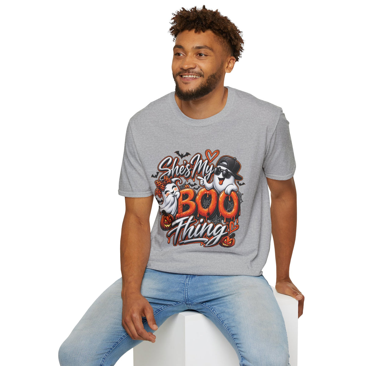 She's My Boo Thing Halloween T-Shirt
