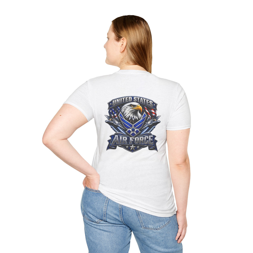 U.S. Air Force Classic White Tee — Minimal Everyday USAF T-Shirt