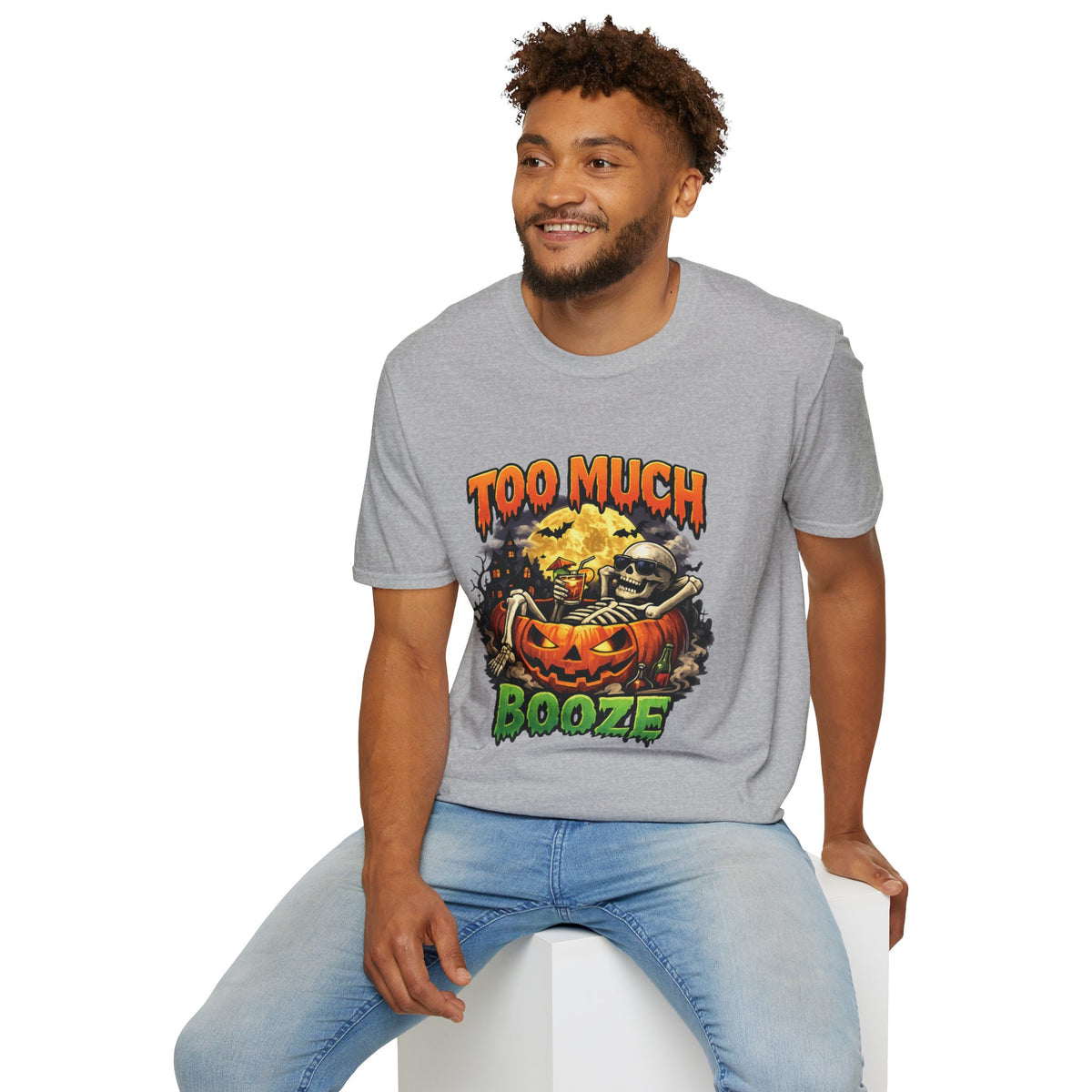 Too Much Booze Halloween T-Shirt