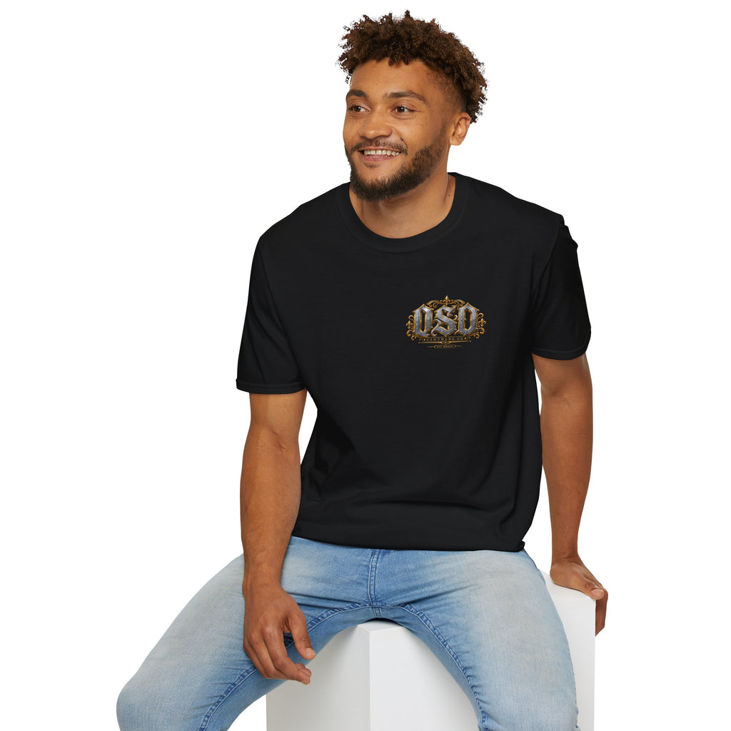1990 Vintage OSD Crest T-Shirt — Retro 90s Emblem Tee