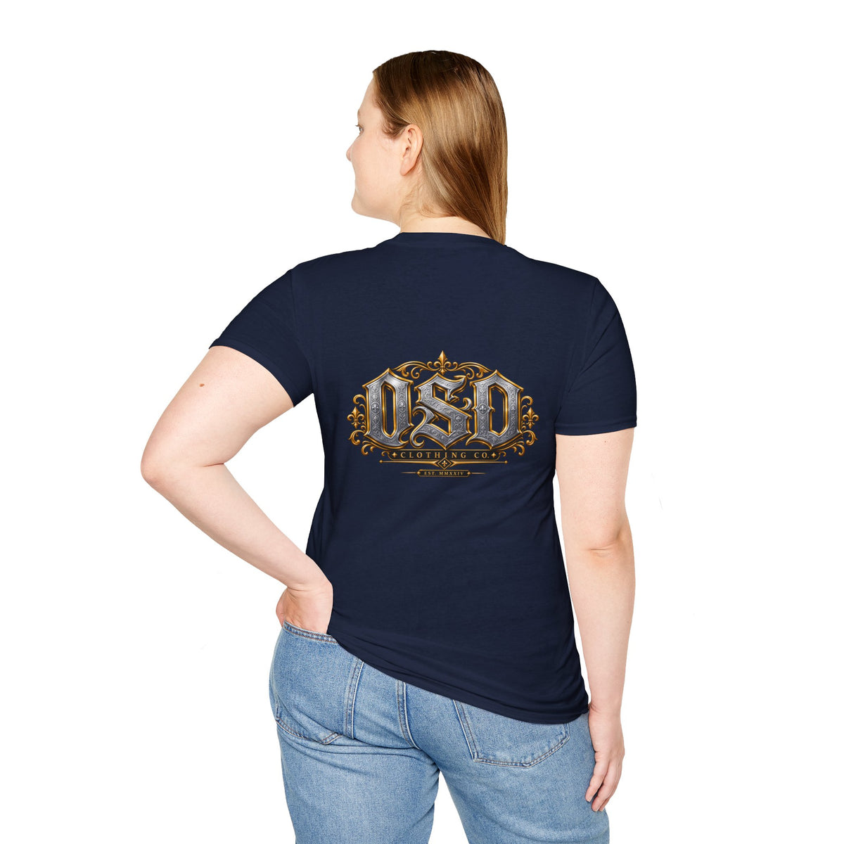 1990 Vintage OSD Crest T-Shirt — Retro 90s Emblem Tee