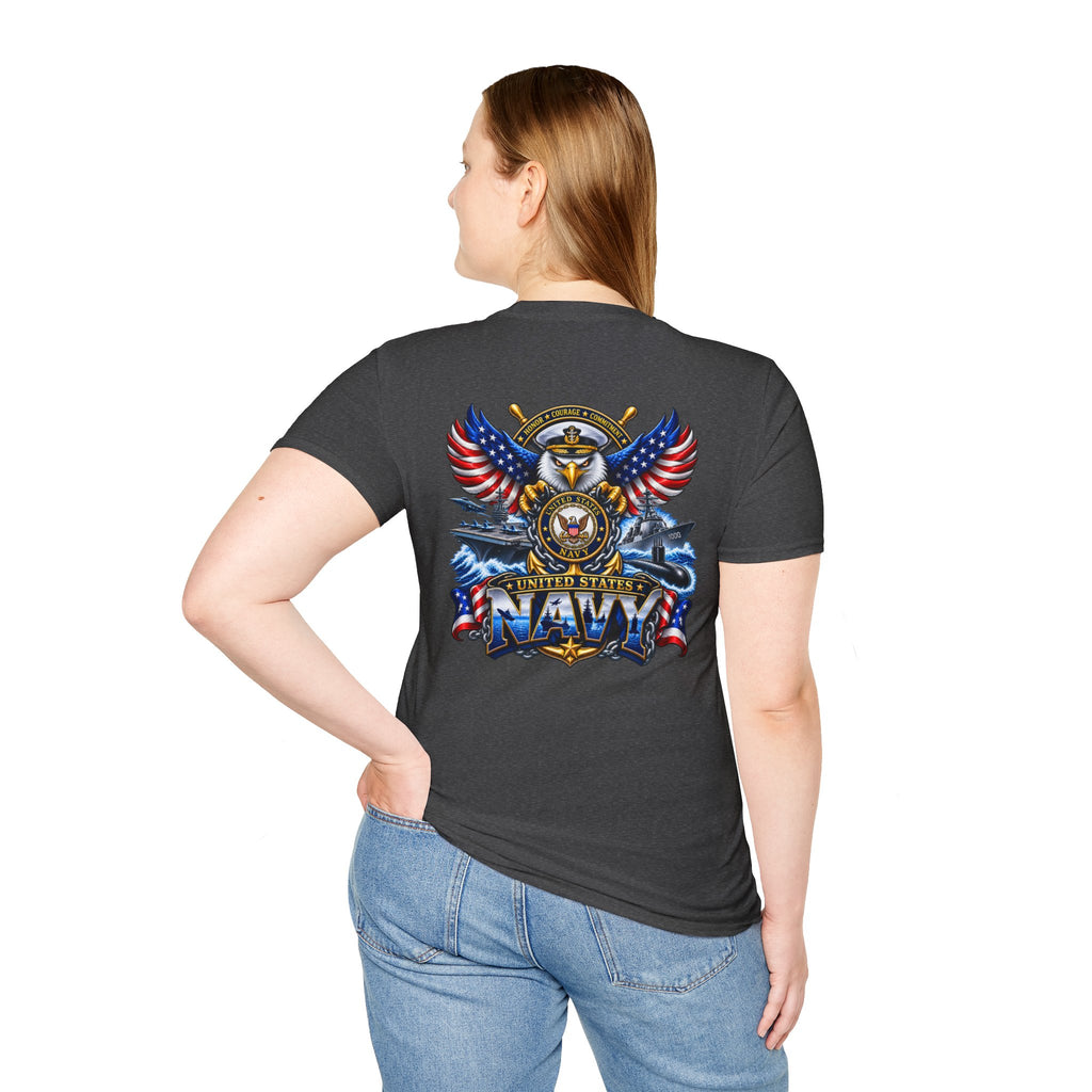 United States Navy T-Shirt — Classic Minimal White Tee