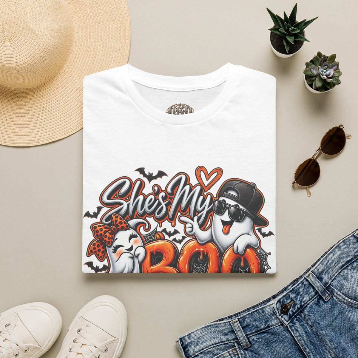 She's My Boo Thing Halloween T-Shirt