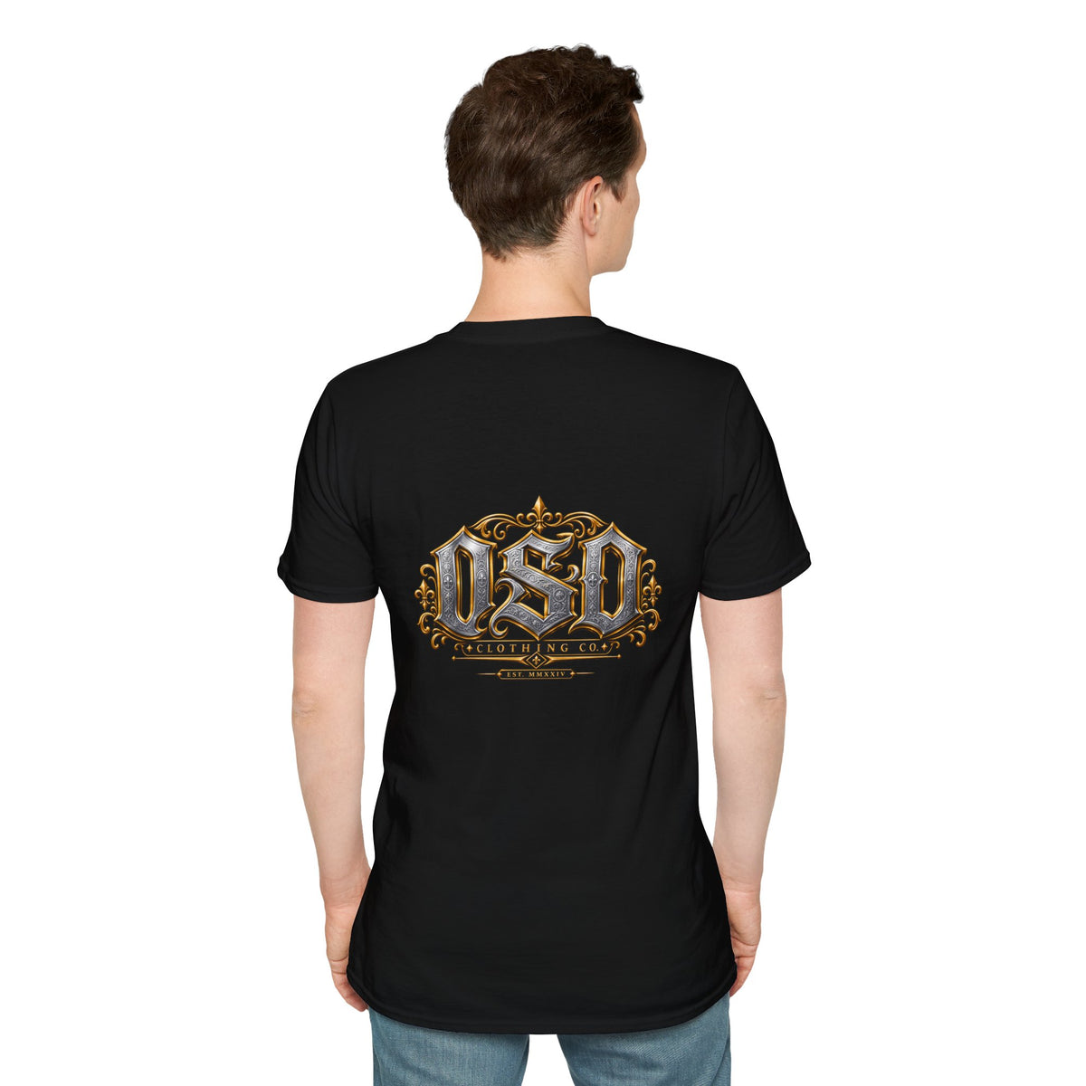 1990 Vintage OSD Crest T-Shirt — Retro 90s Emblem Tee