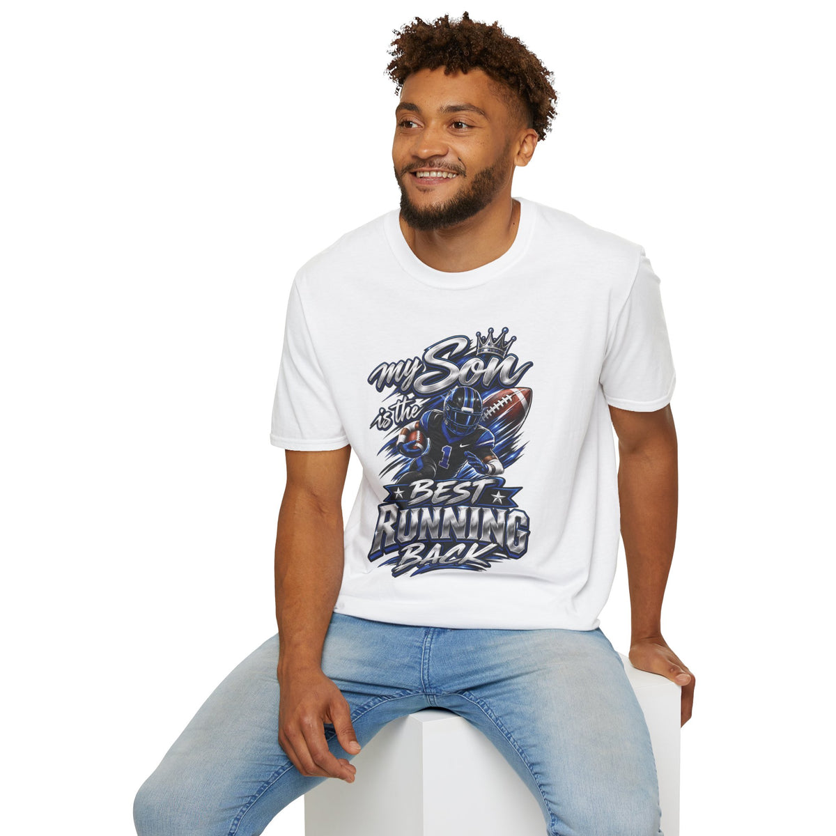 My Son is the Best Running Back T-Shirt — Football Mom/Dad Pride Tee