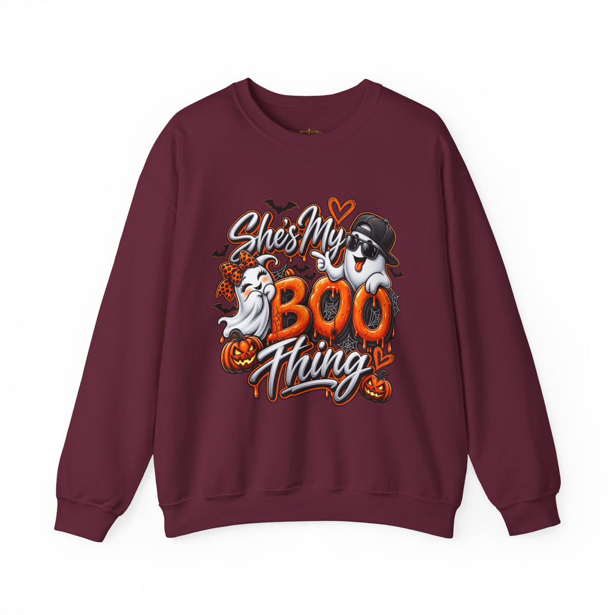 She’s My Boo Thing Sweatshirt — Cute Halloween Ghost Crewneck