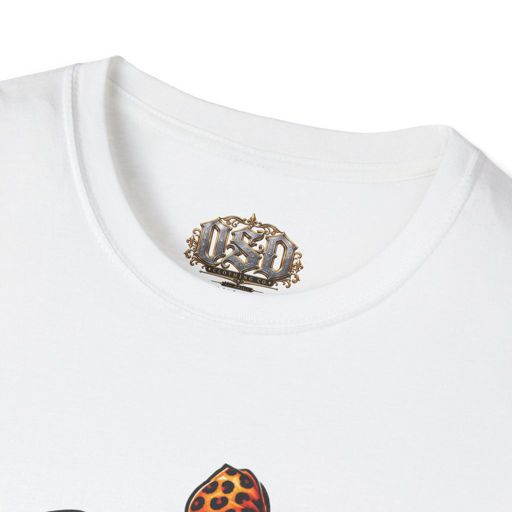 Ghost Boo Leopard Halloween T-Shirt — 'Boo' Graphic Pumpkin Bat Tee