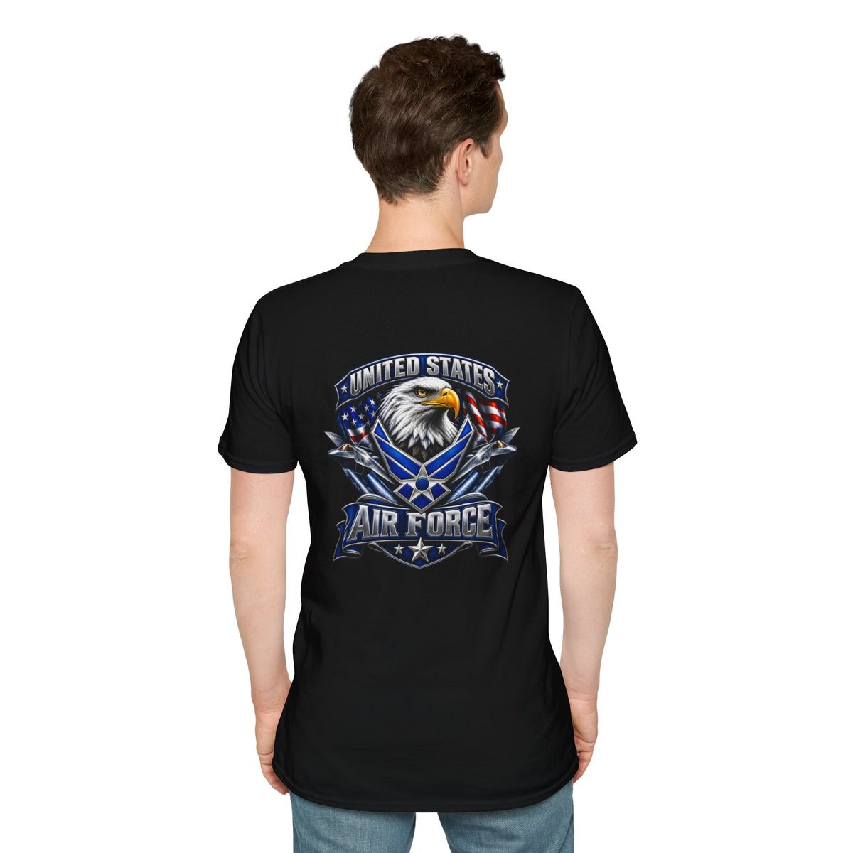 U.S. Air Force Classic White Tee — Minimal Everyday USAF T-Shirt