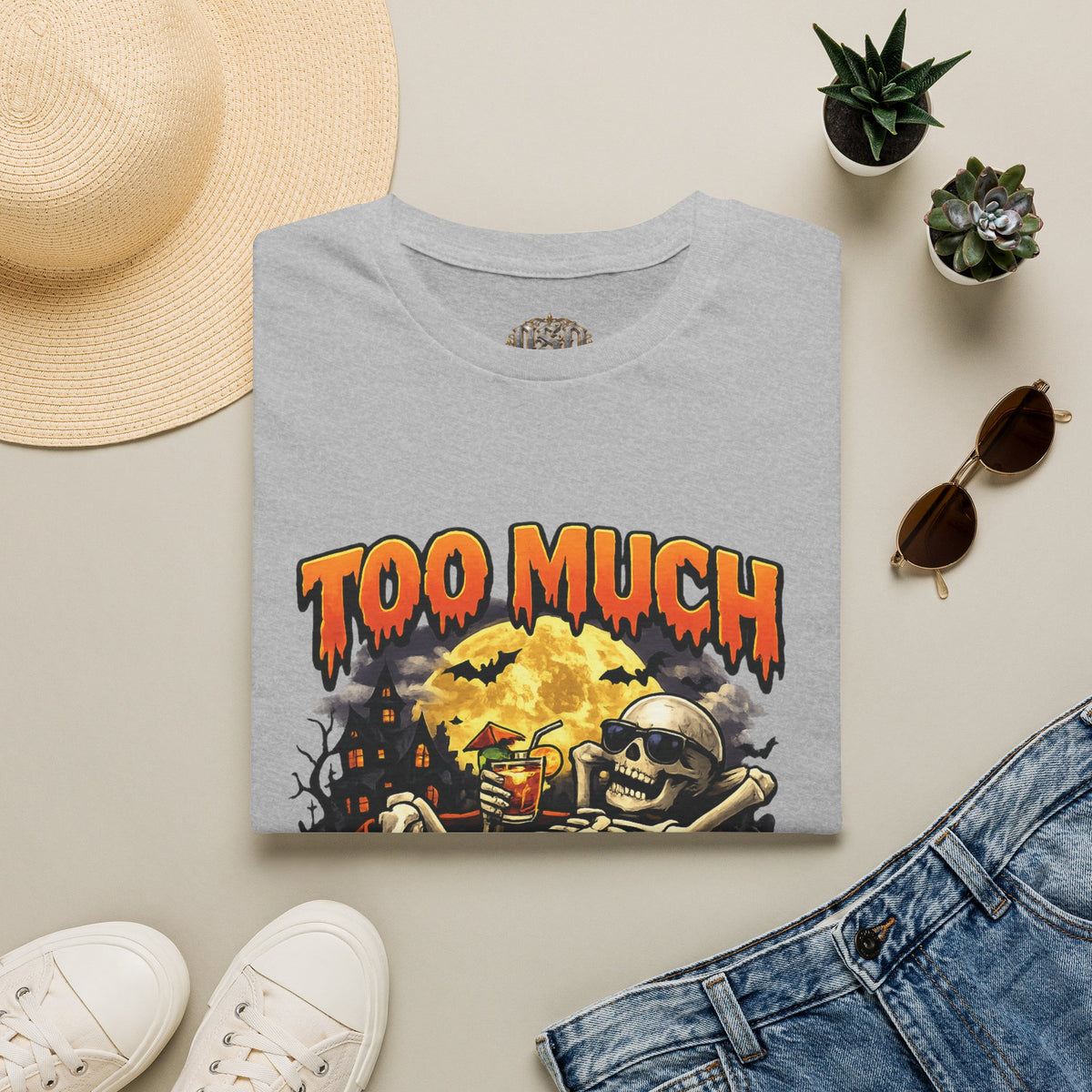 Too Much Booze Halloween T-Shirt