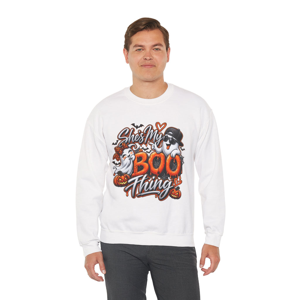 She’s My Boo Thing Sweatshirt — Cute Halloween Ghost Crewneck