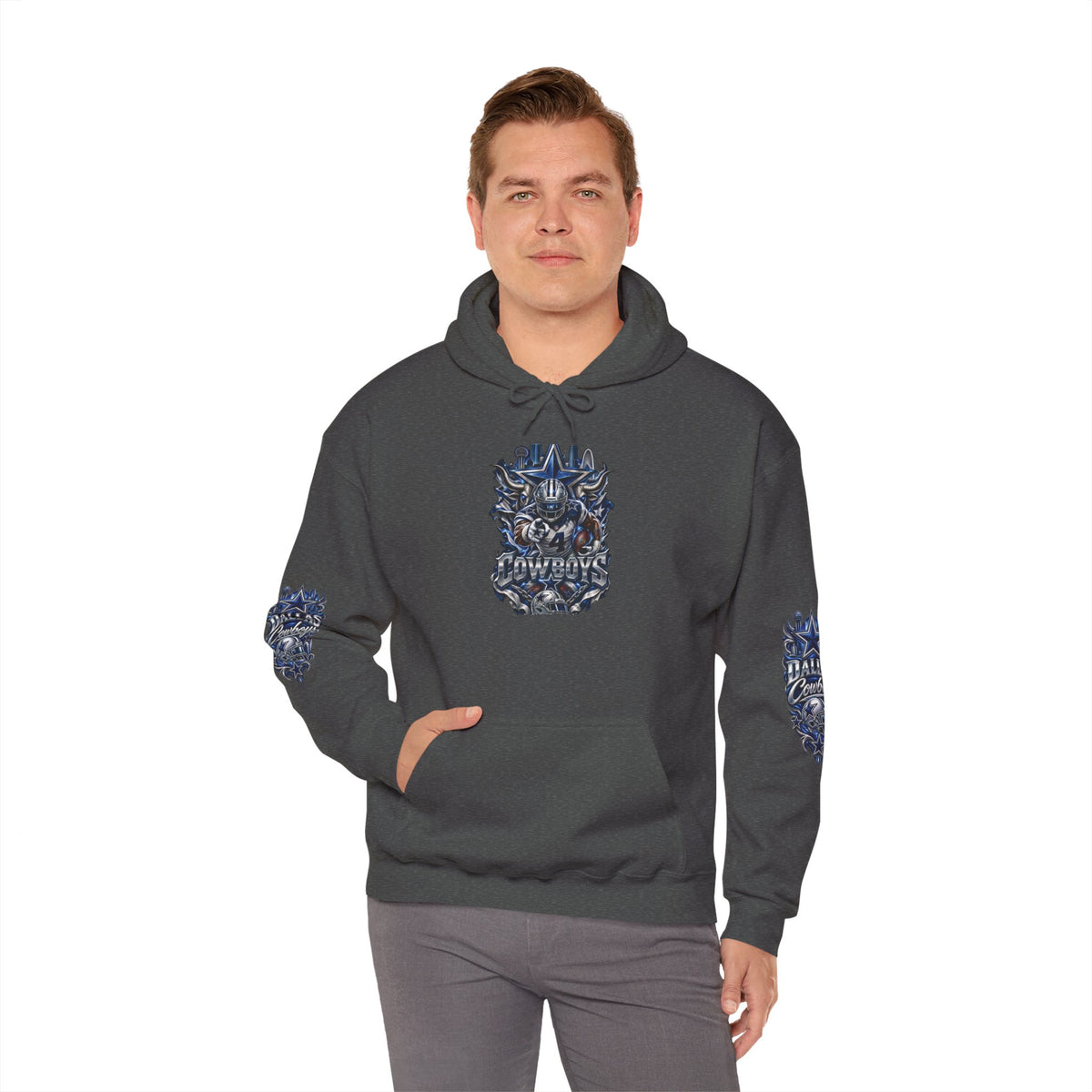Dallas Cowboys Graphic Hoodie - Game Day Or Everyday Use