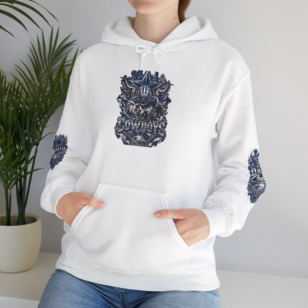 Dallas Cowboys Graphic Hoodie - Game Day Or Everyday Use