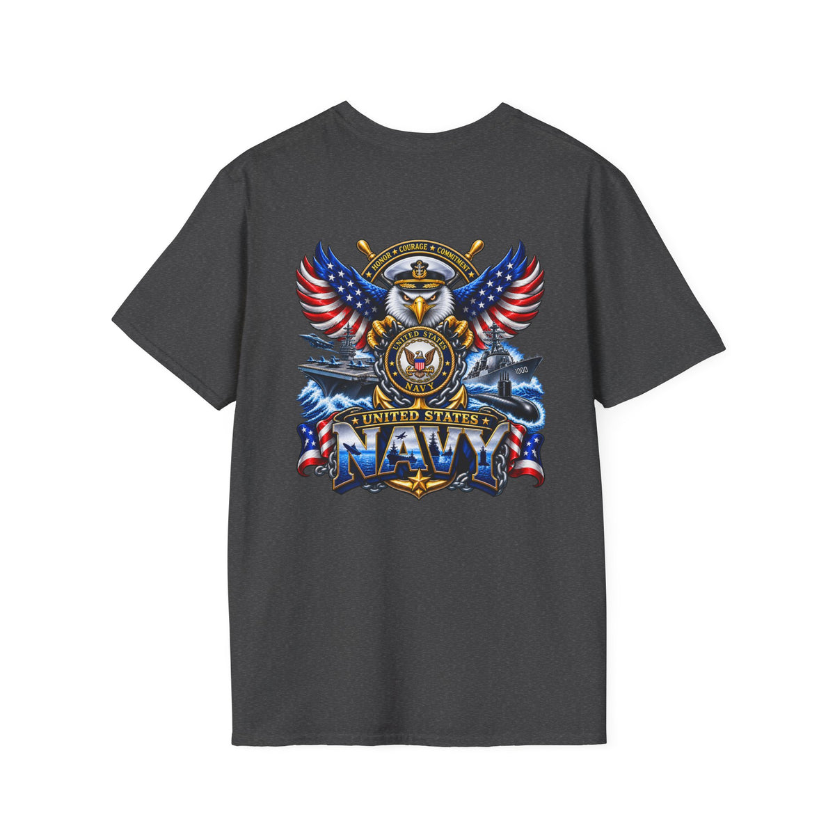 United States Navy T-Shirt — Classic Minimal White Tee