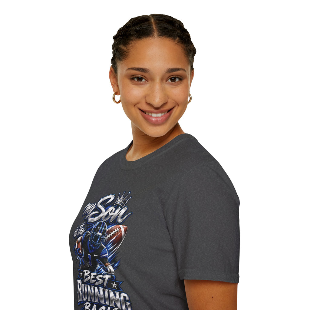 My Son is the Best Running Back T-Shirt — Football Mom/Dad Pride Tee