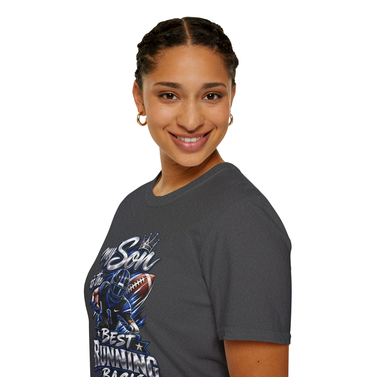 My Son is the Best Running Back T-Shirt — Football Mom/Dad Pride Tee