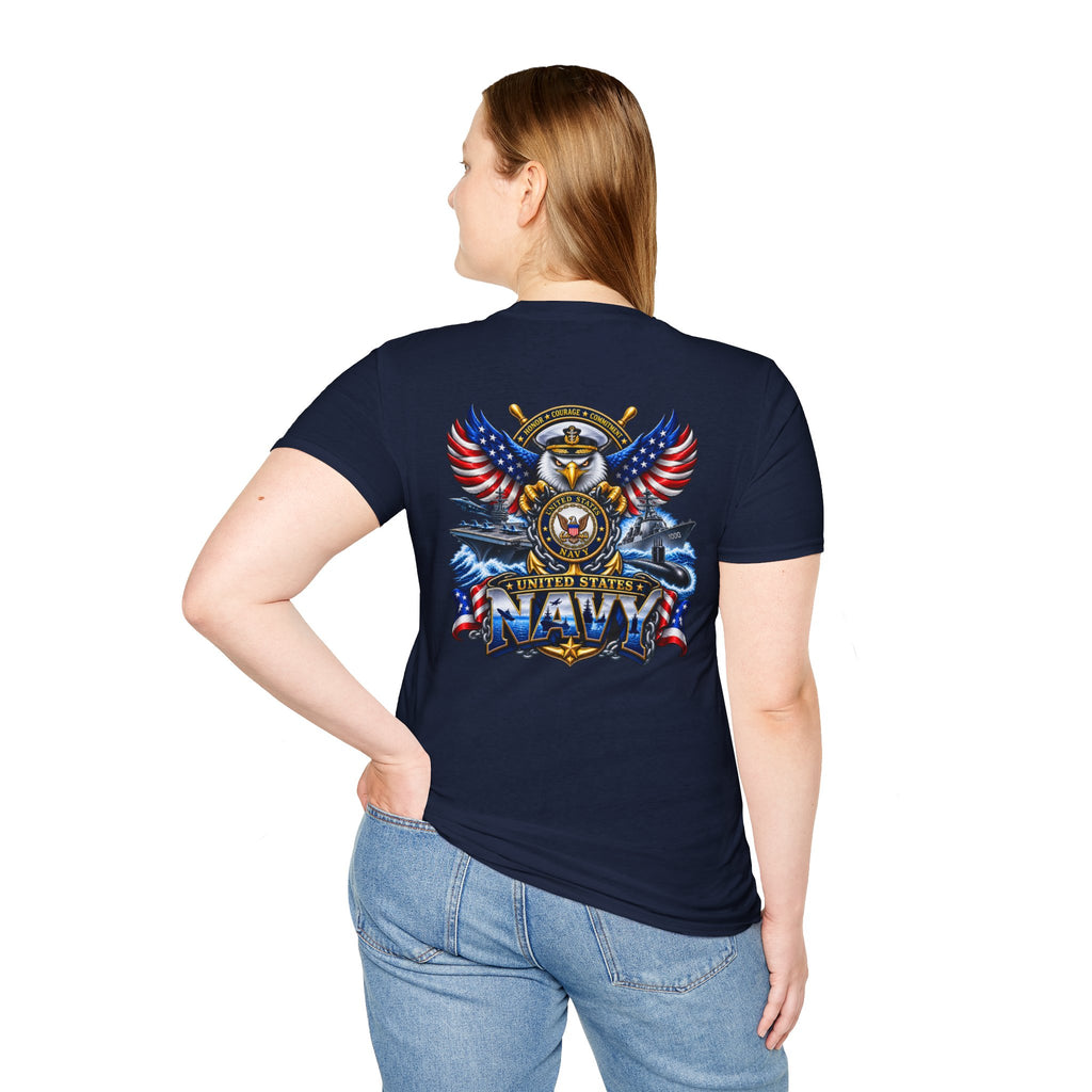 United States Navy T-Shirt — Classic Minimal White Tee