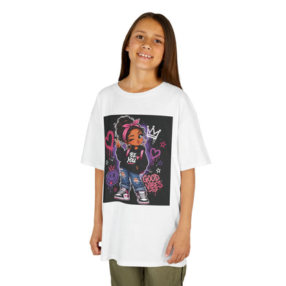 Kids Tee — Cute Graffiti Kid Character "Be You" Streetwear T-Shirt