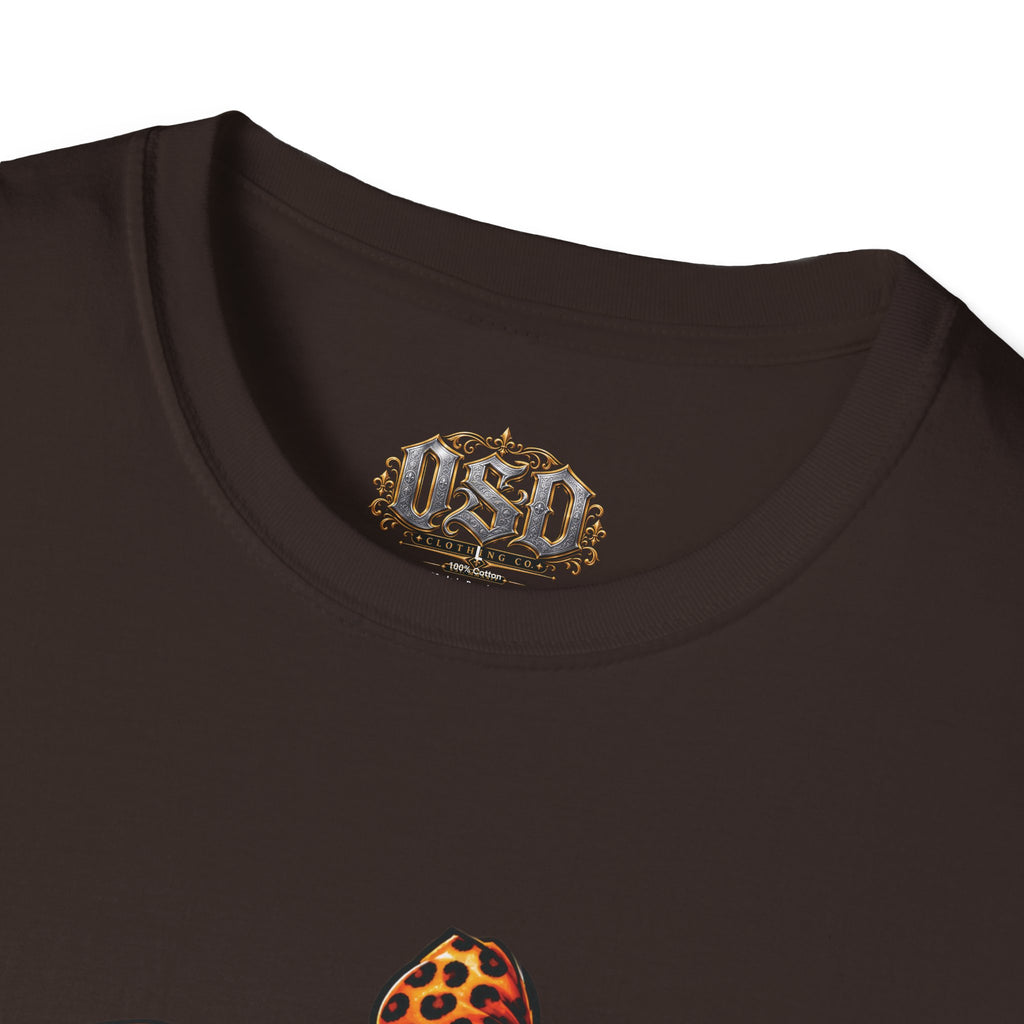 Ghost Boo Leopard Halloween T-Shirt — 'Boo' Graphic Pumpkin Bat Tee