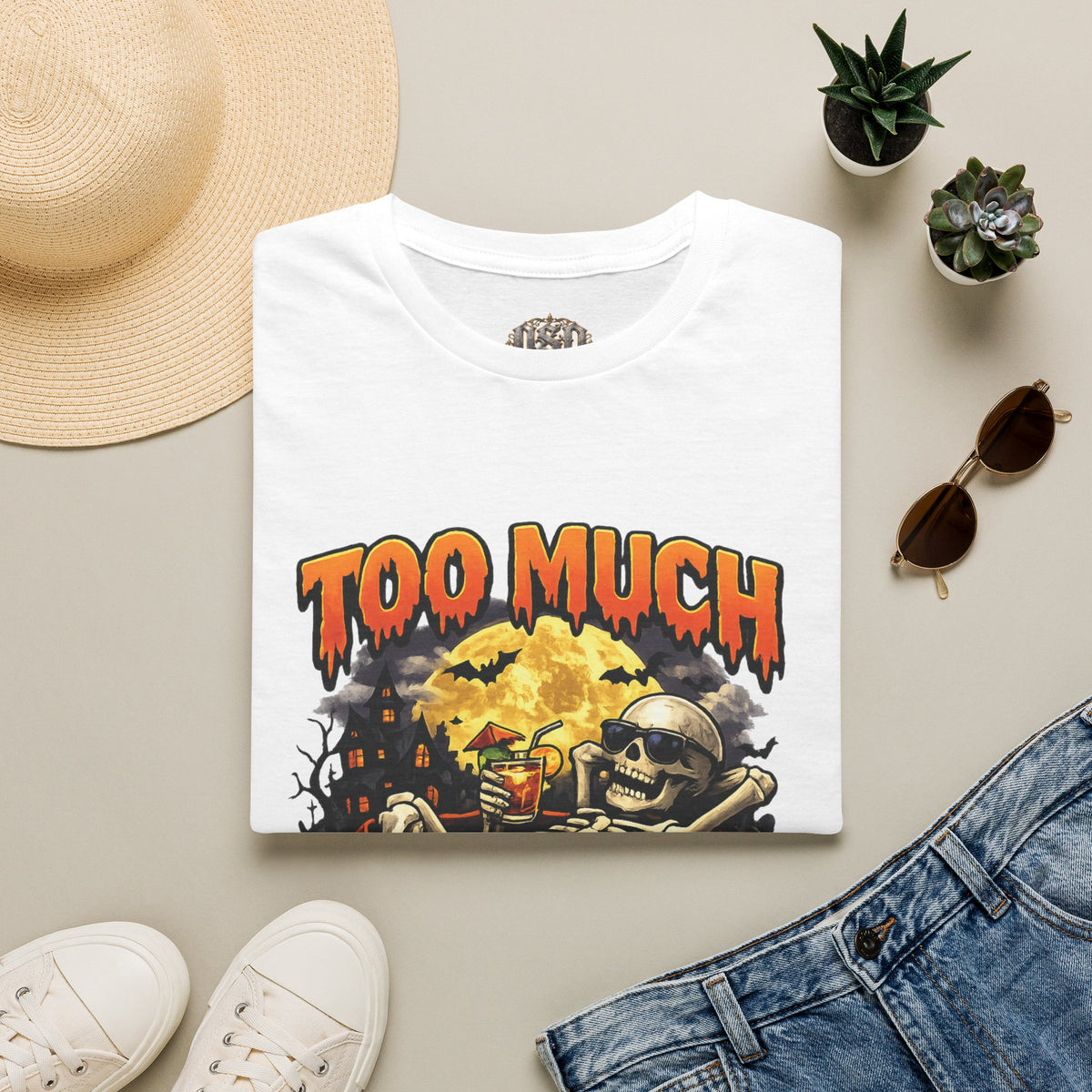 Too Much Booze Halloween T-Shirt