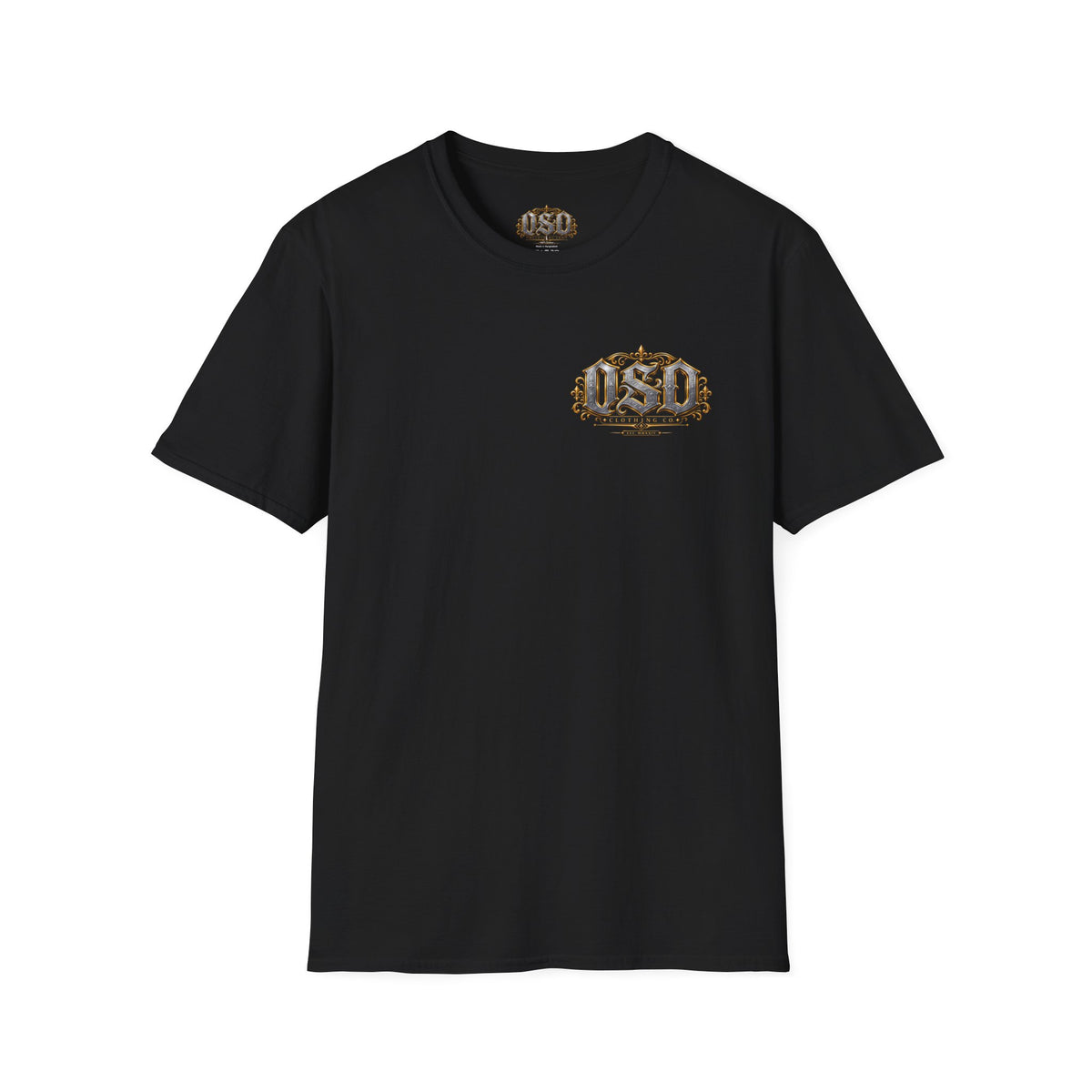 1990 Vintage OSD Crest T-Shirt — Retro 90s Emblem Tee