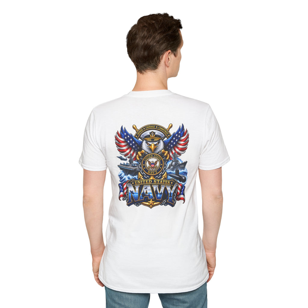 United States Navy T-Shirt — Classic Minimal White Tee