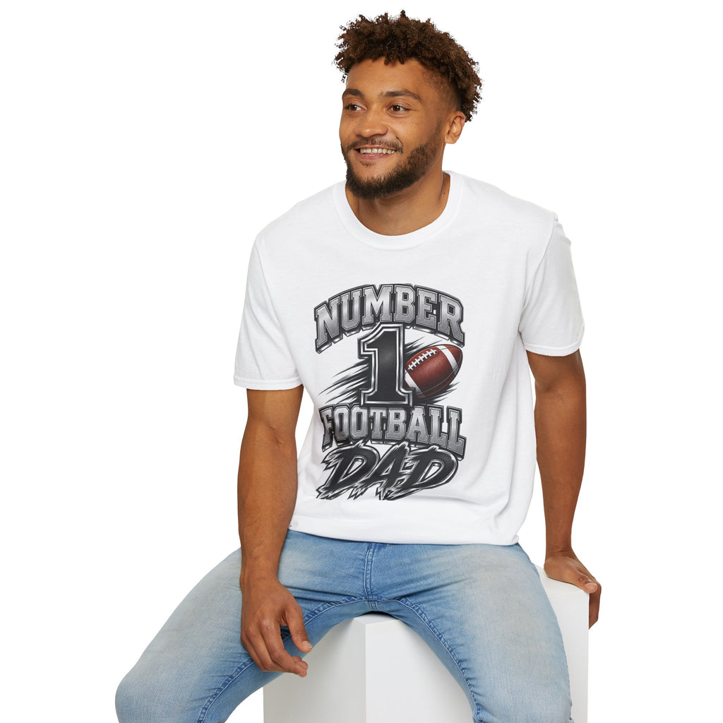 Number 1 Football Dad T-Shirt — Proud Football Dad Tee