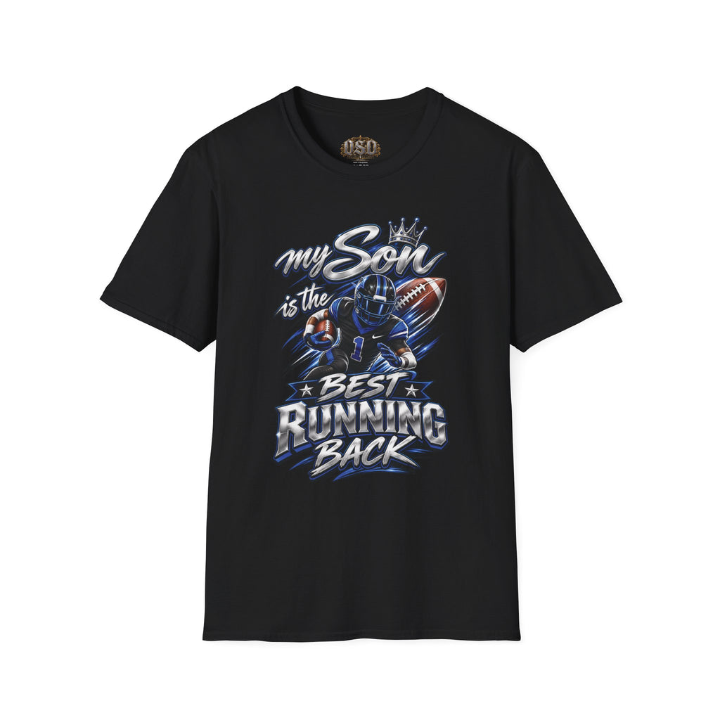 My Son is the Best Running Back T-Shirt — Football Mom/Dad Pride Tee