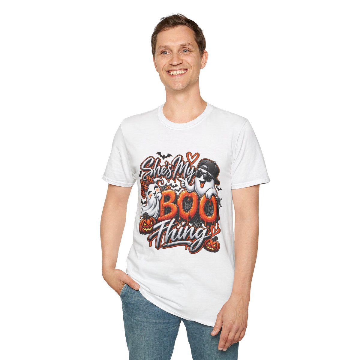 She's My Boo Thing Halloween T-Shirt