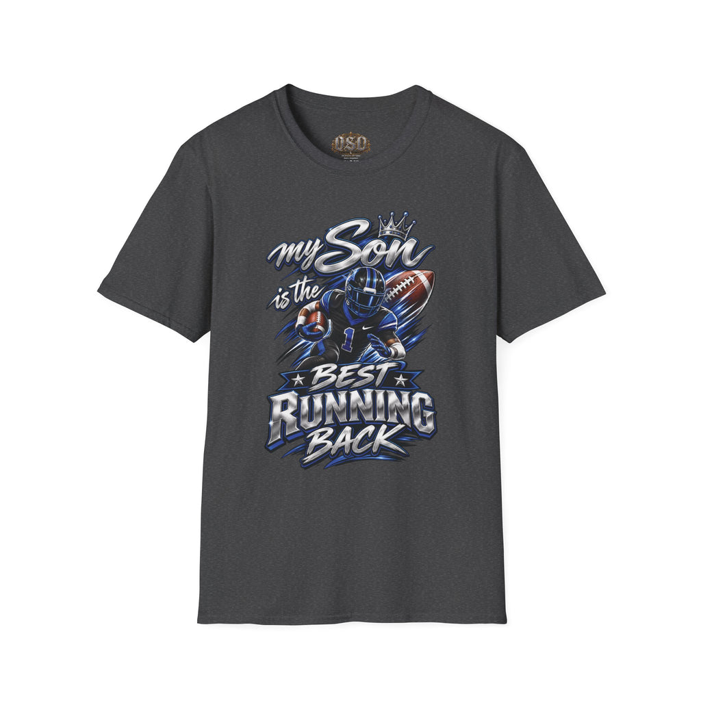My Son is the Best Running Back T-Shirt — Football Mom/Dad Pride Tee