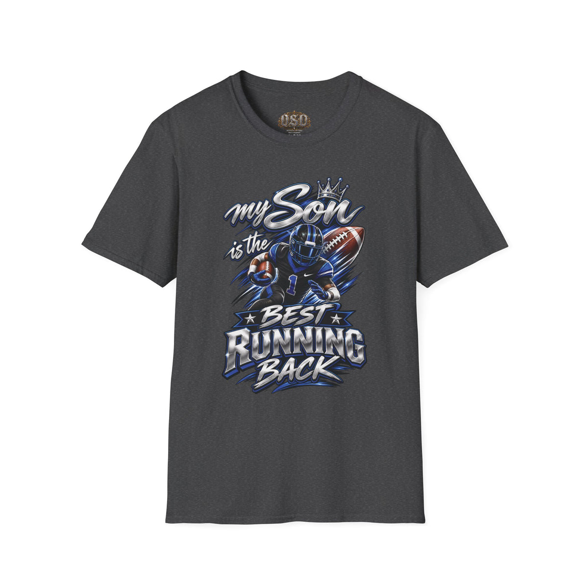 My Son is the Best Running Back T-Shirt — Football Mom/Dad Pride Tee