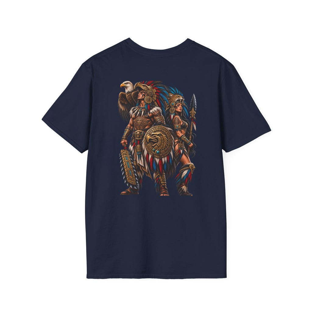 Aztec T‑Shirt — Classic Aztec Design Crewneck Tee