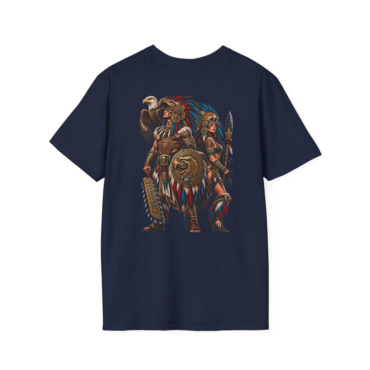Aztec T‑Shirt — Classic Aztec Design Crewneck Tee