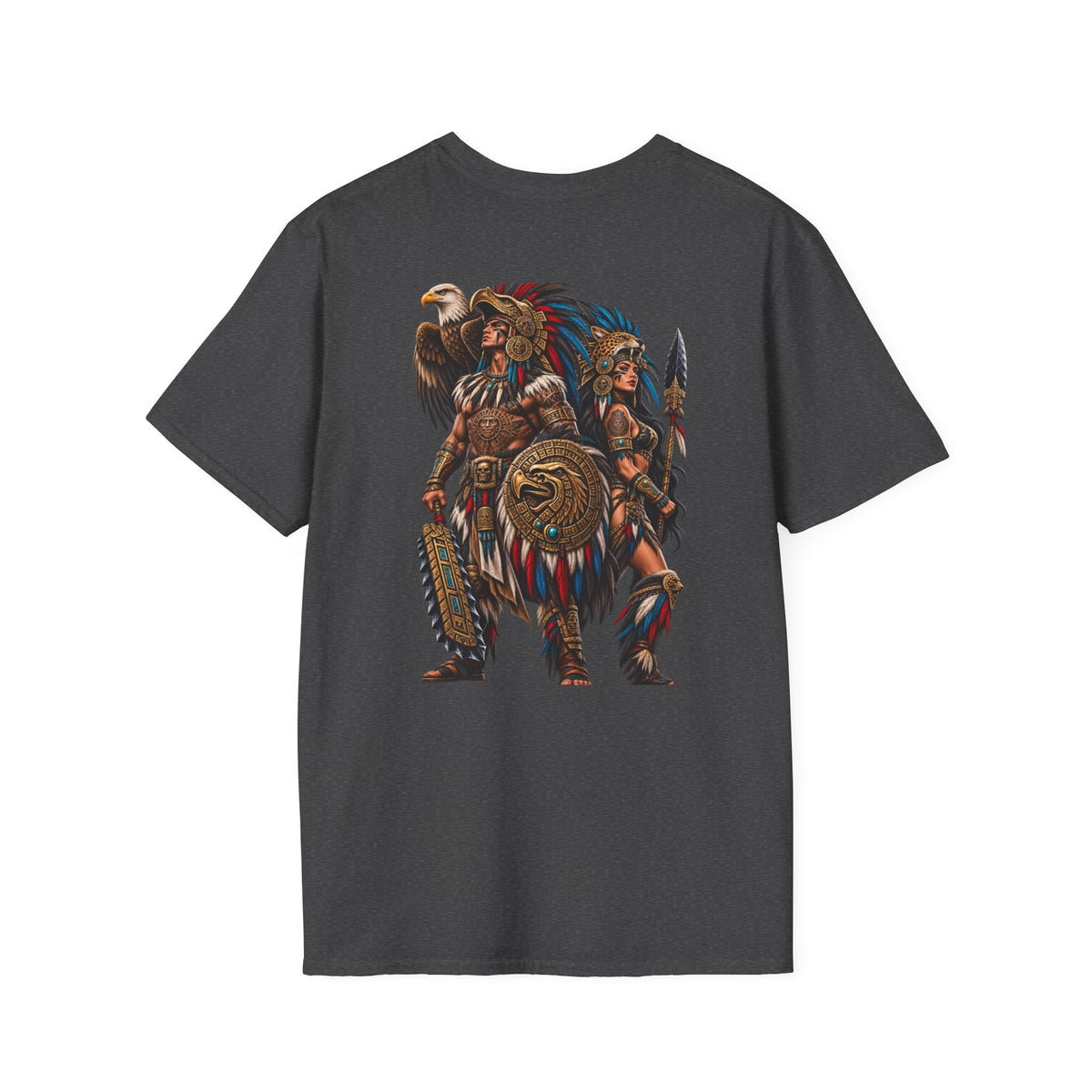 Aztec T‑Shirt — Classic Aztec Design Crewneck Tee