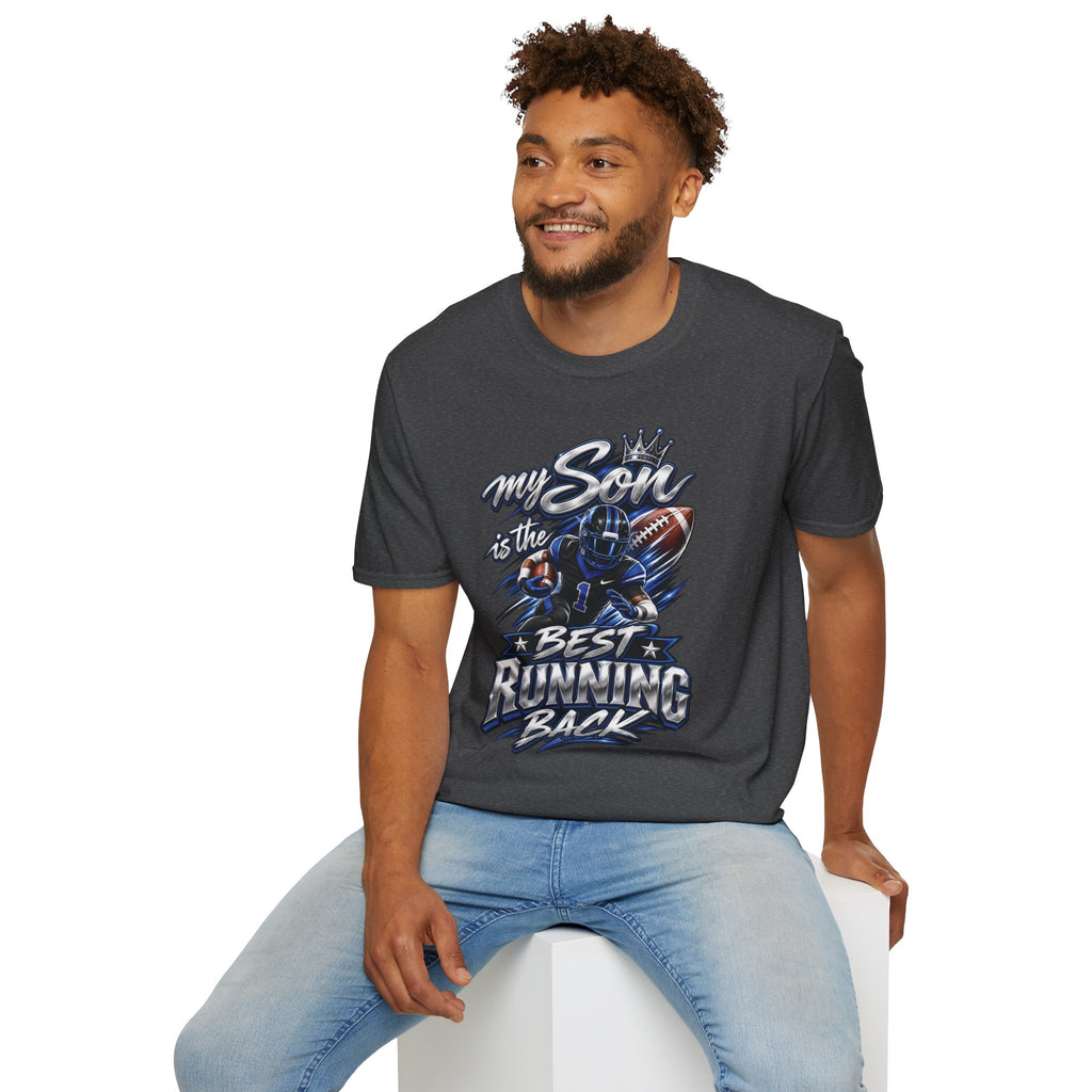 My Son is the Best Running Back T-Shirt — Football Mom/Dad Pride Tee