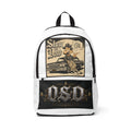 Lowrider 'Slow and Low' Fabric Backpack — Retro Car Art Streetwear Bag