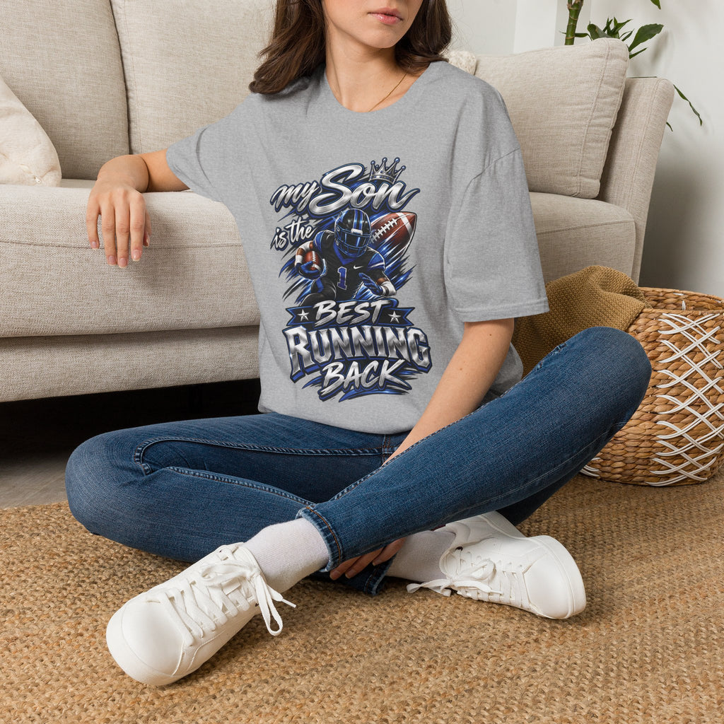 My Son is the Best Running Back T-Shirt — Football Mom/Dad Pride Tee