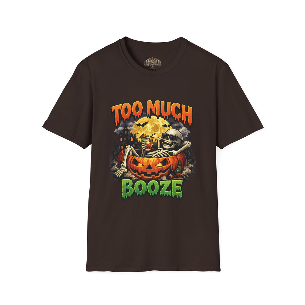 Too Much Booze Halloween T-Shirt