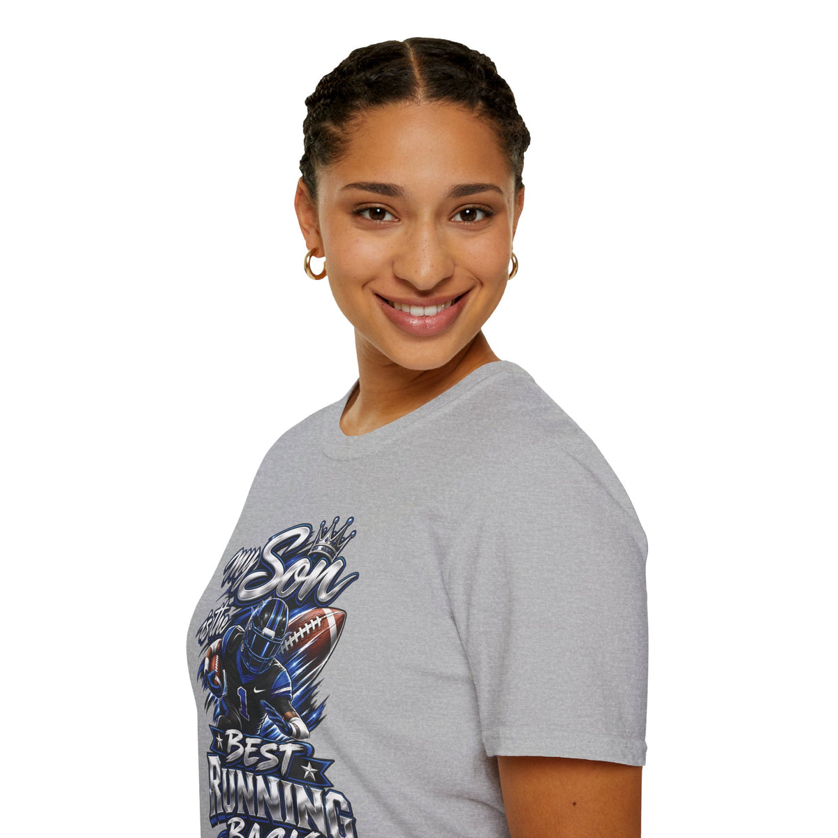My Son is the Best Running Back T-Shirt — Football Mom/Dad Pride Tee
