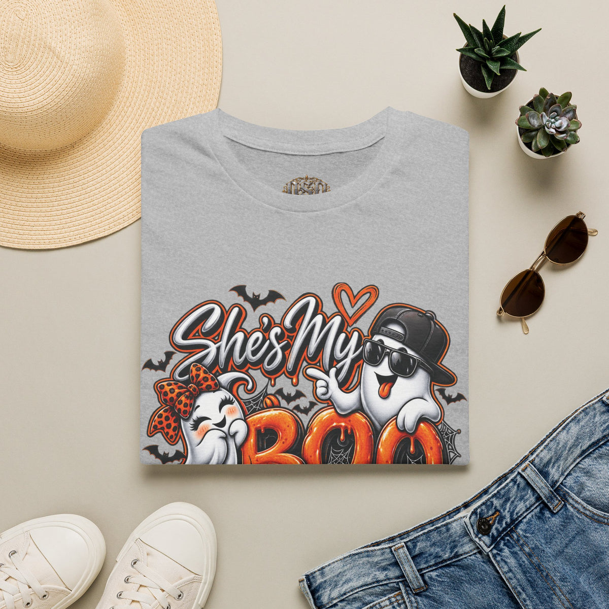 She's My Boo Thing Halloween T-Shirt