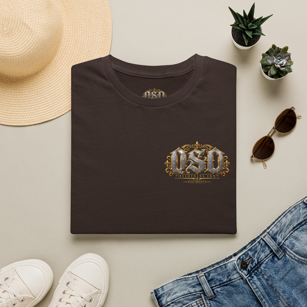 1990 Vintage OSD Crest T-Shirt — Retro 90s Emblem Tee