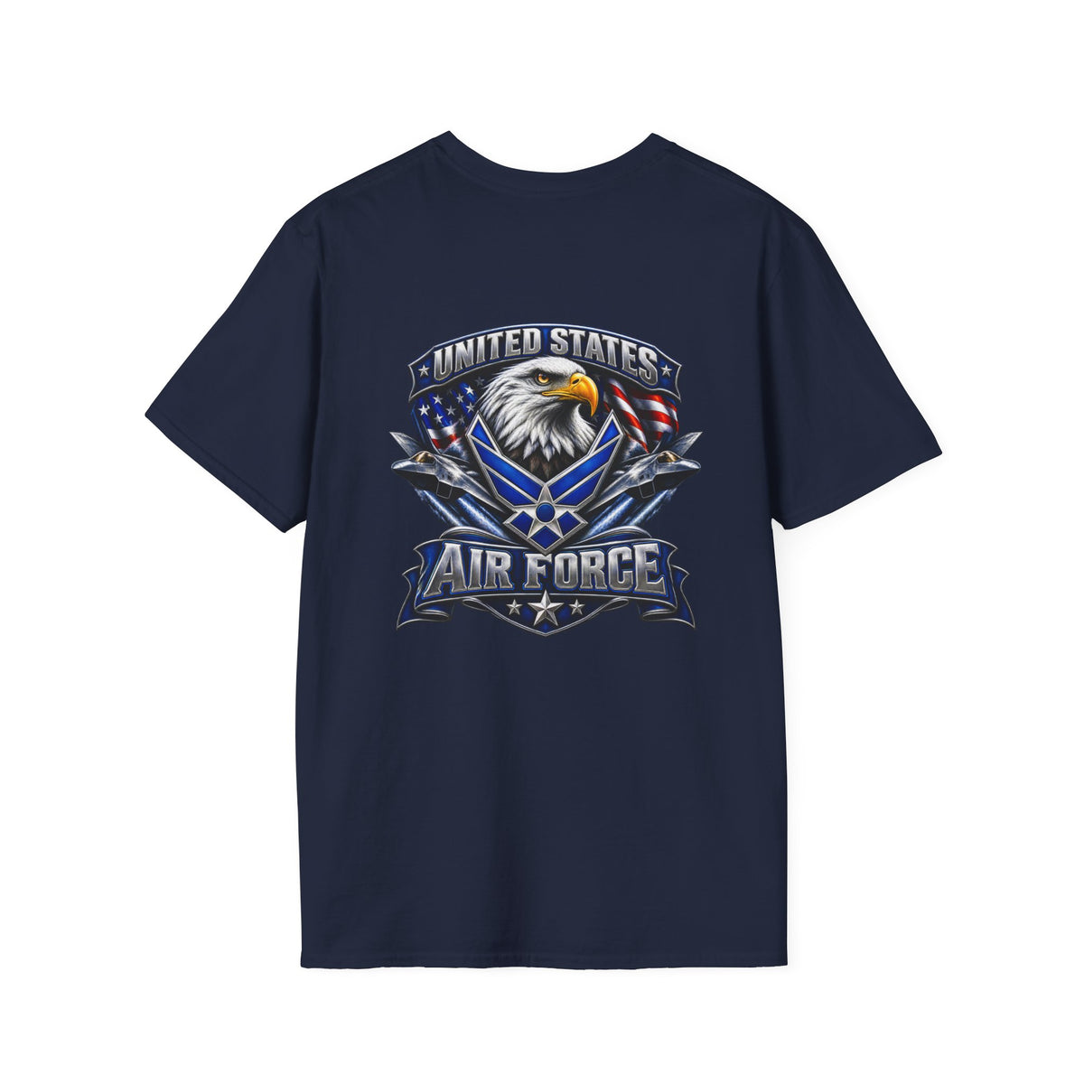U.S. Air Force Classic White Tee — Minimal Everyday USAF T-Shirt
