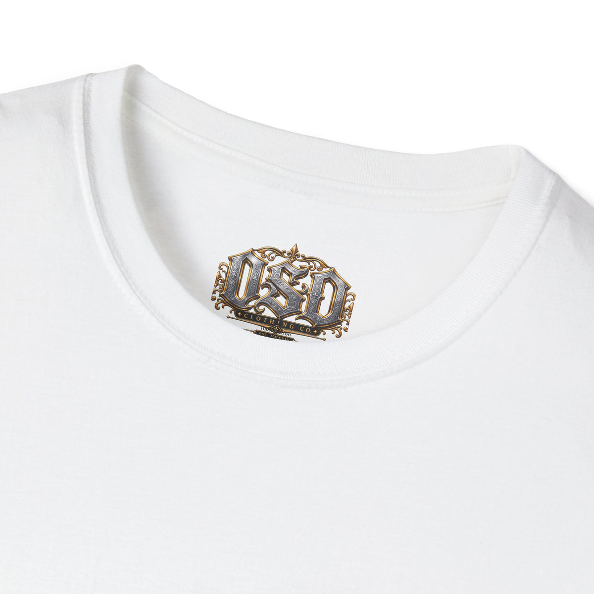 Classic White T-Shirt  Aztec Print - Minimalist Casual Tee