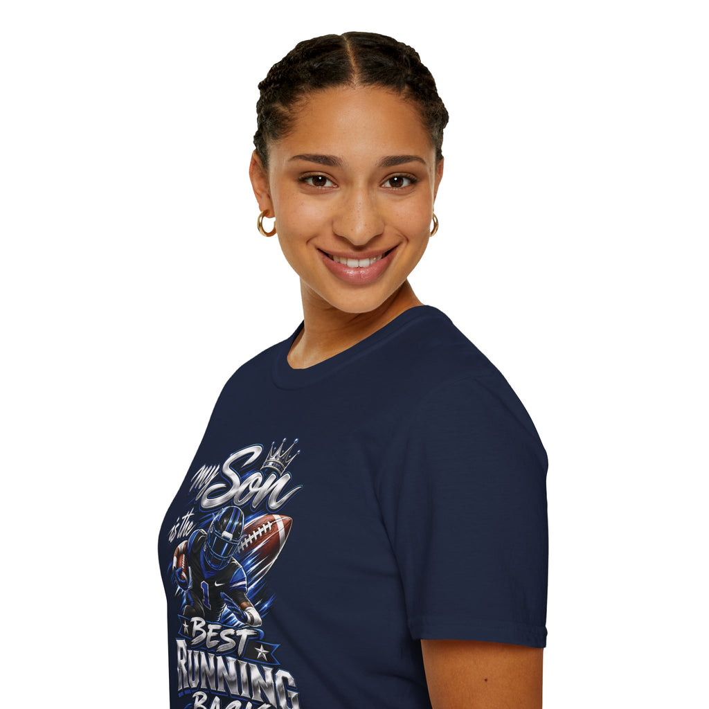 My Son is the Best Running Back T-Shirt — Football Mom/Dad Pride Tee