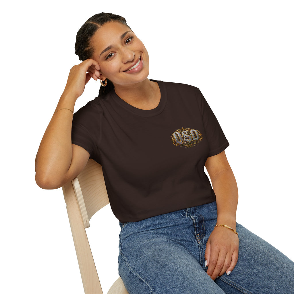 1990 Vintage OSD Crest T-Shirt — Retro 90s Emblem Tee