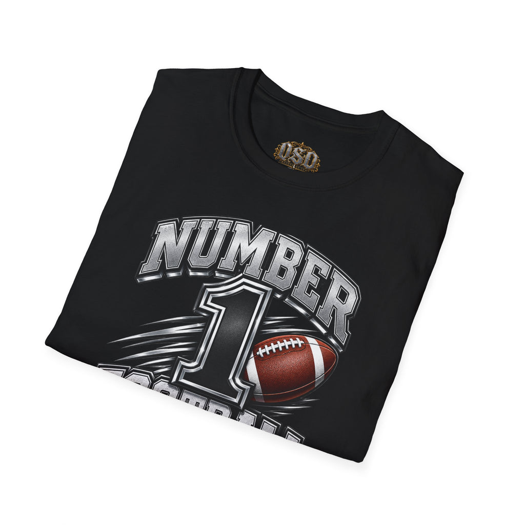 Number 1 Football Dad T-Shirt — Proud Football Dad Tee