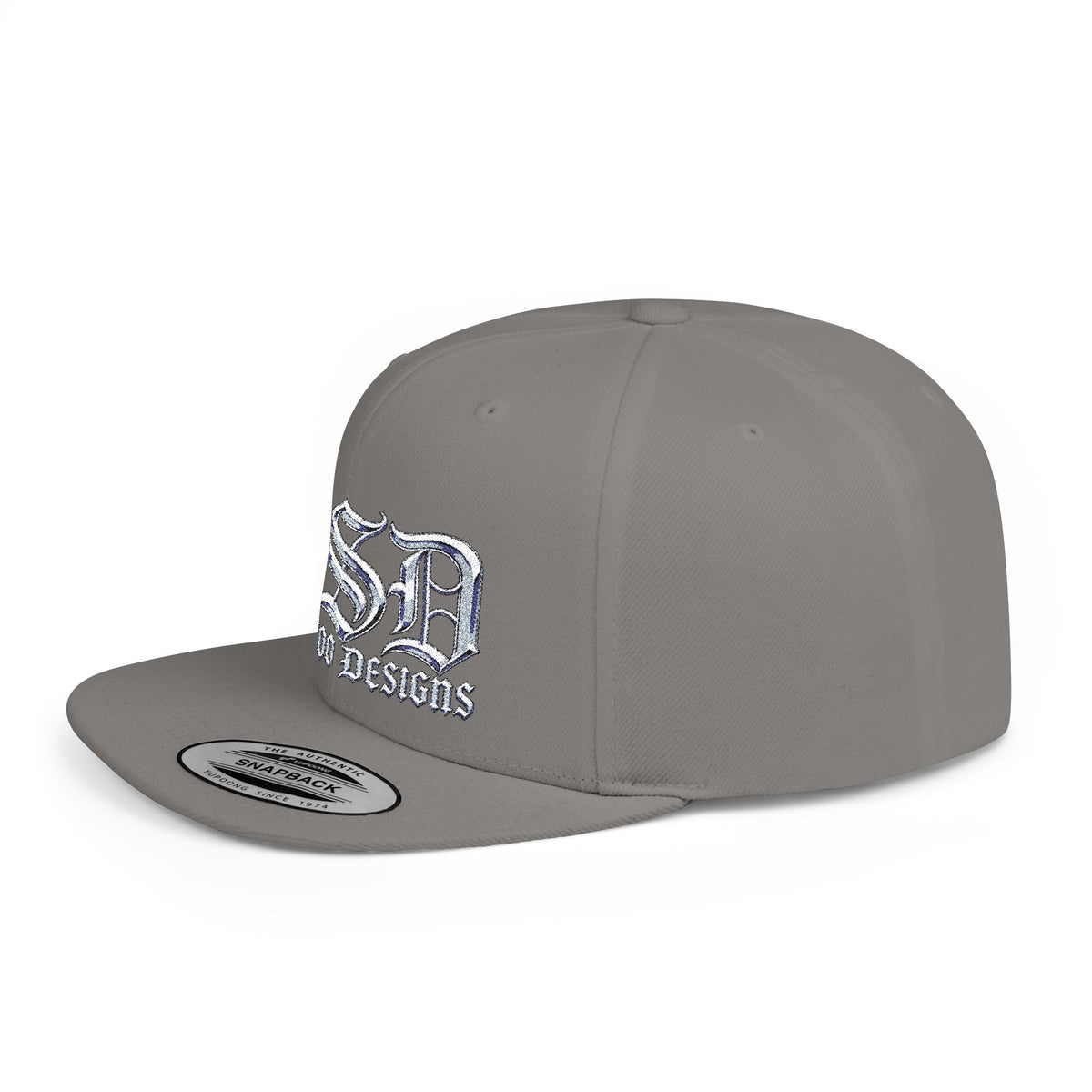 OSD - O'L SCOO DESIGNS  Vintage Gothic Flat Bill Snapback Hat — Old School Aesthetics Cap