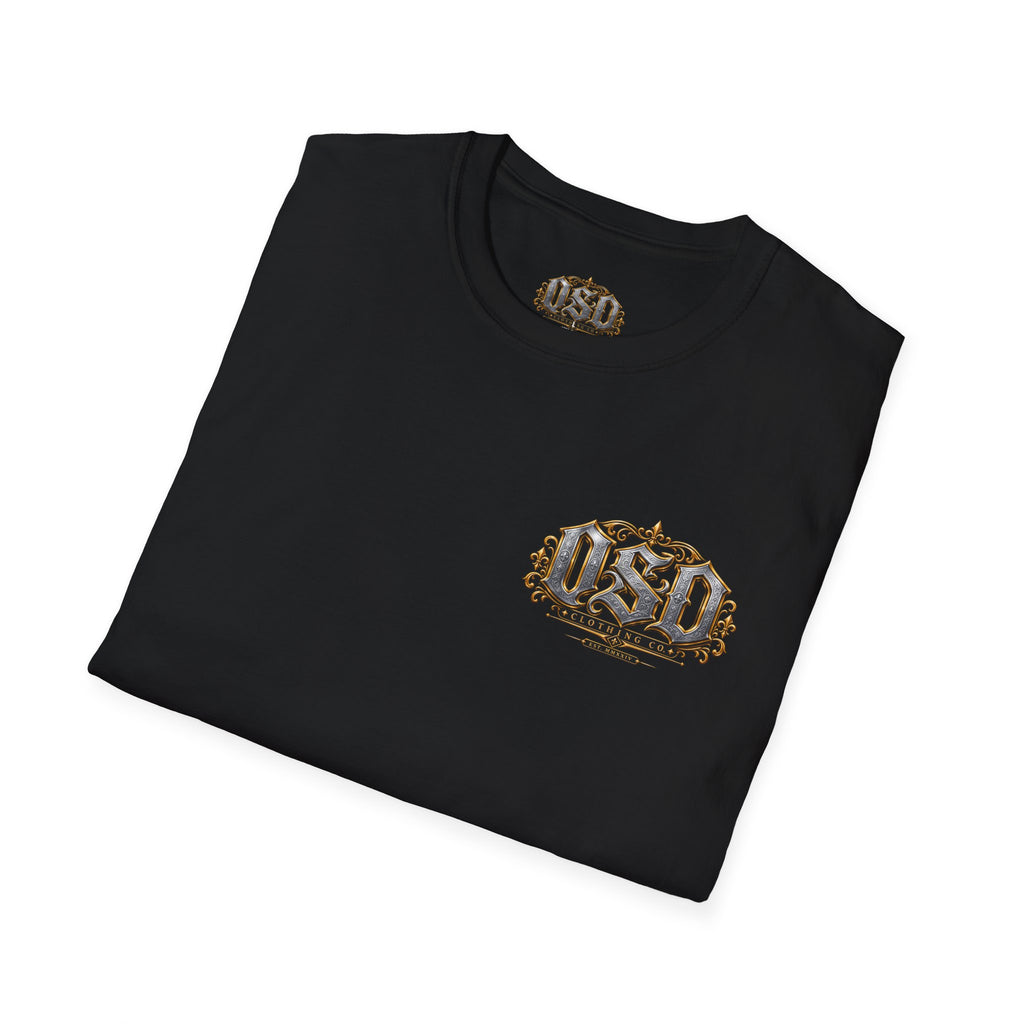 1990 Vintage OSD Crest T-Shirt — Retro 90s Emblem Tee