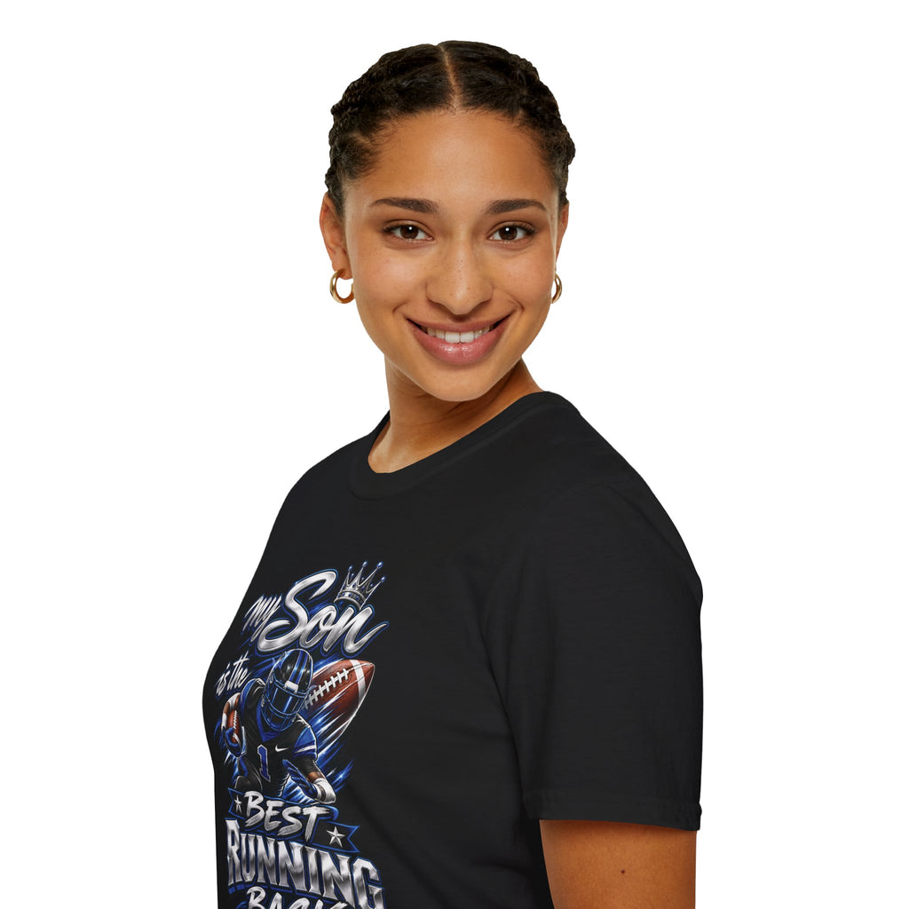 My Son is the Best Running Back T-Shirt — Football Mom/Dad Pride Tee